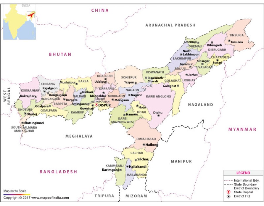 Buy Assam District Map Online buy-assam-district-map-online